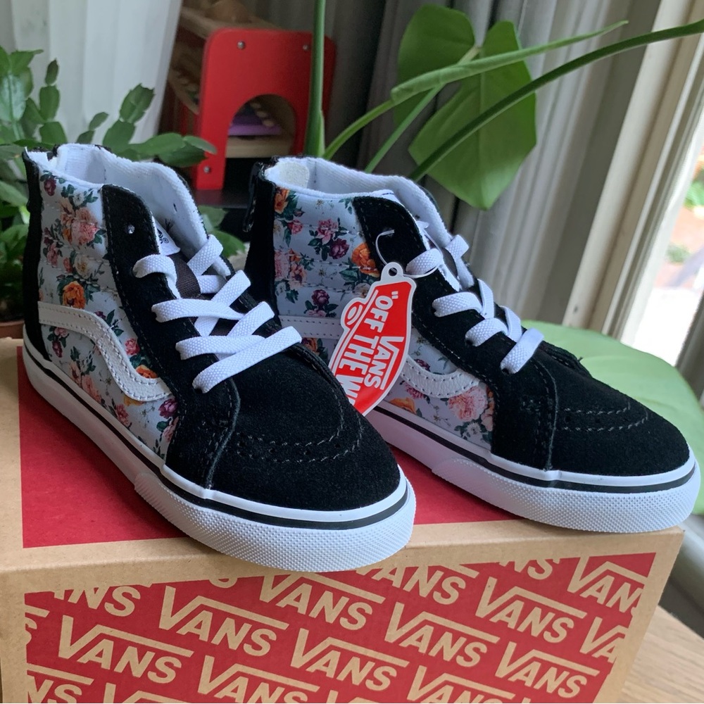 Toddler Sk8-Hi Zip Shoe (Garden Floral) - 10T